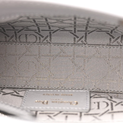 Christian Dior Metallic Lambskin Cannage Mini Lady Dior Grey 4 of 10