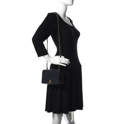 Chanel Lambskin Quilted Small Single Flap Bag Black 2 of 9