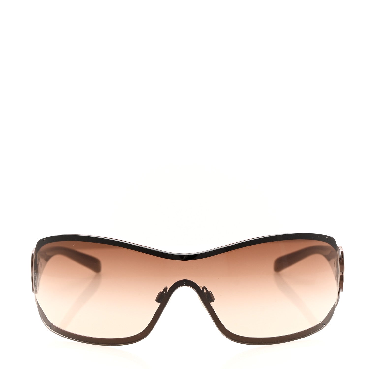 Chanel Swarovski Crystal Camellia CC Sunglasses 4164-B Bronze 2 of 8