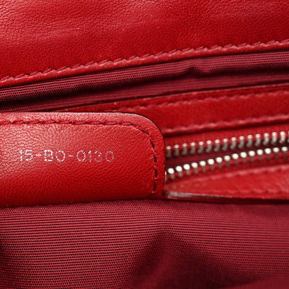 Christian Dior Lambskin Cannage Medium New Lock Flap Red 8 of 14