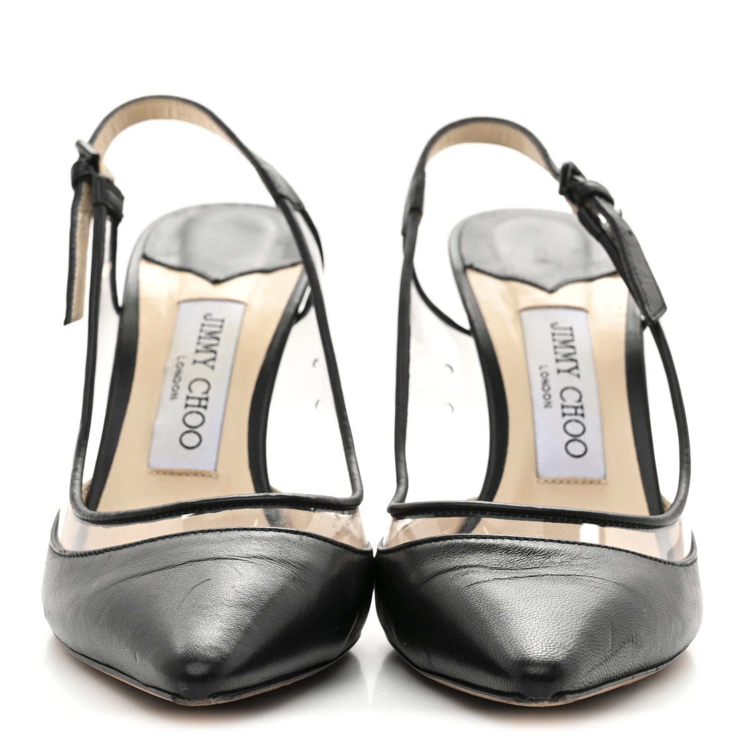 Jimmy Choo Kid PVC Erin 85 Pumps 37 Black 3 of 8