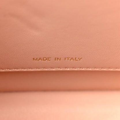 Fendi Vitello Seta Shiny Nappa Plexiglass Small Peekaboo I SEE U Satchel Menta Light Rose 7 of 10