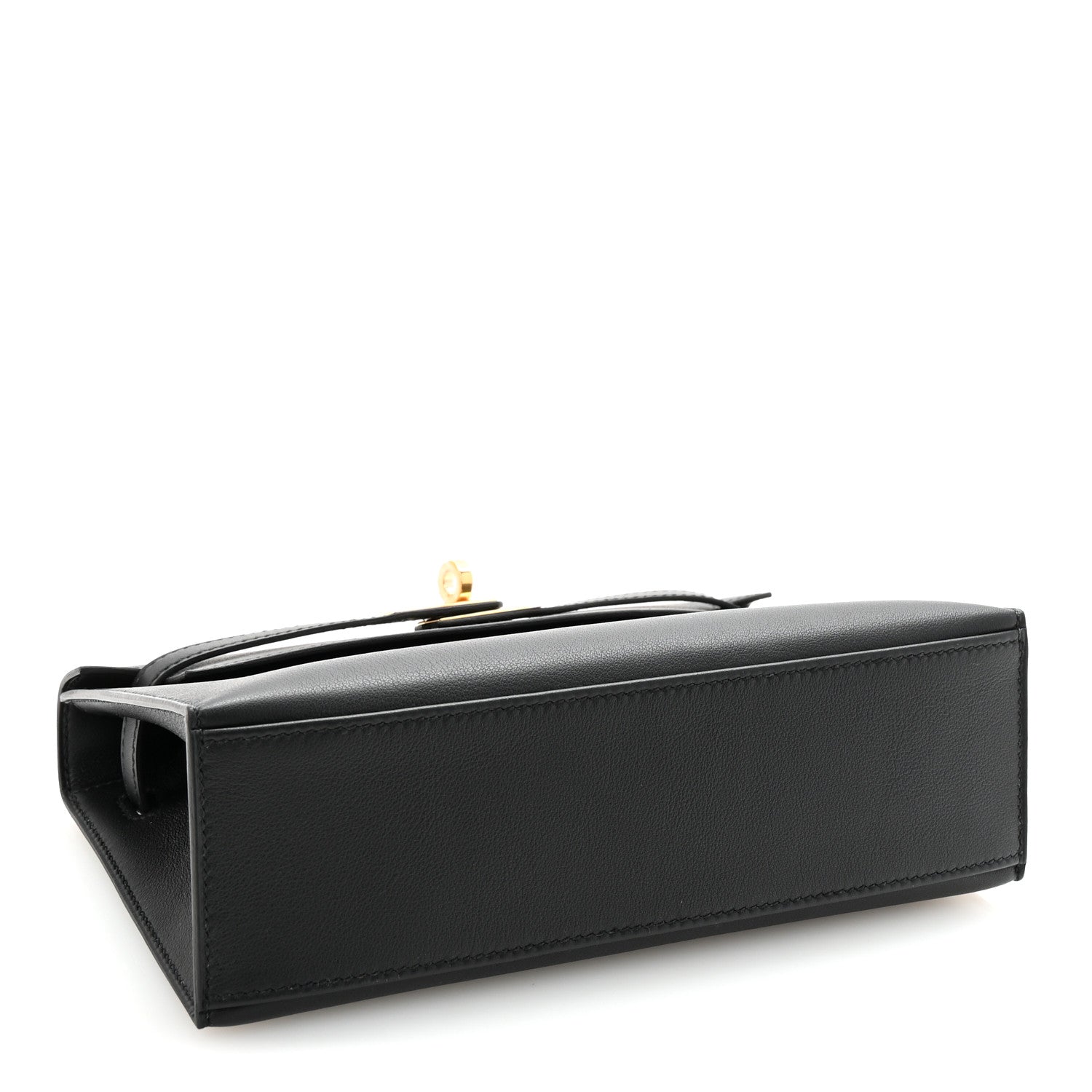 Hermes Swift Kelly Pochette Clutch Black 4 of 7