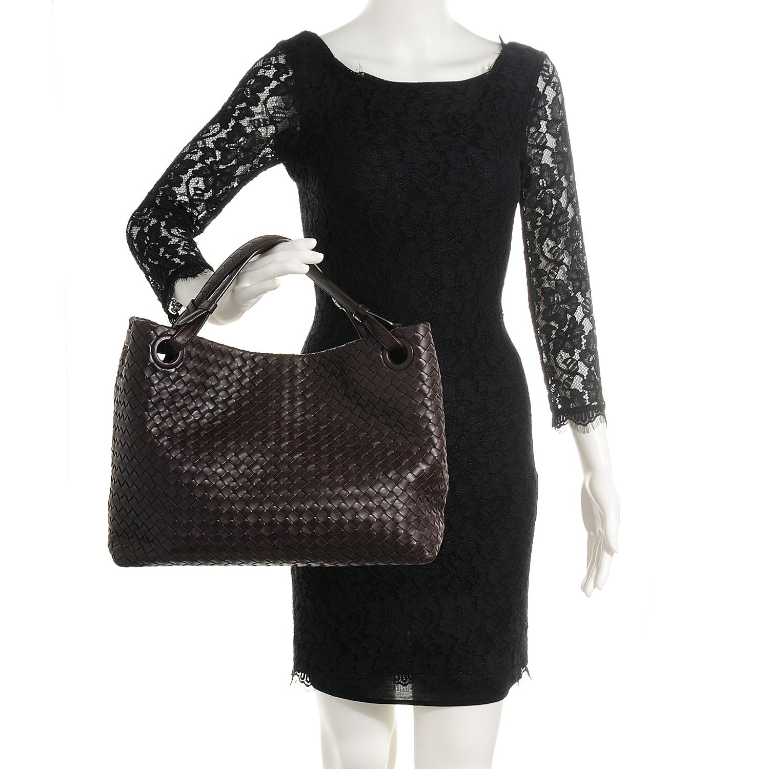 Bottega Veneta Nappa Intrecciato Seamless Tote Ebano 2 of 8