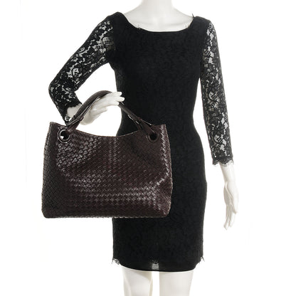 Bottega Veneta Nappa Intrecciato Seamless Tote Ebano 2 of 8
