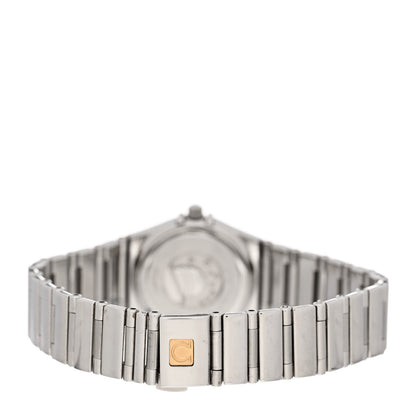 Omega Stainless Steel Diamond Bezel Mother of Pearl 22mm Constellation My Choice Quartz Watch 1465.71.00 3 of 6