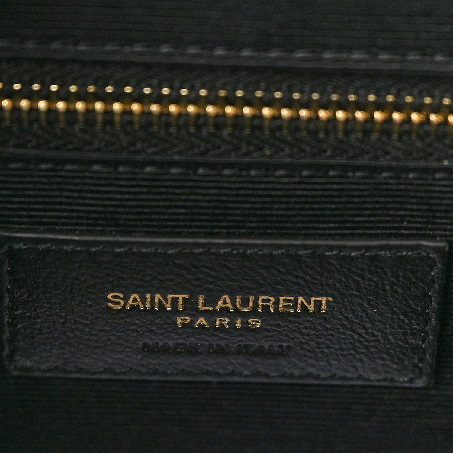 Saint Laurent Grain De Poudre Textured Mixed Matelasse Large Triquilt Monogram Satchel Black 7 of 11