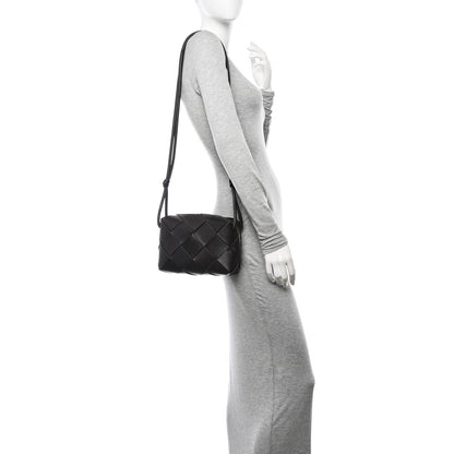 Bottega Veneta Lambskin Maxi Intrecciato Small Cassette Camera Bag Fondant 2 of 9