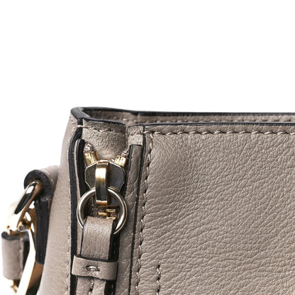 Chloe Suede Calfskin Mini Faye Backpack Motty Grey 15 of 16