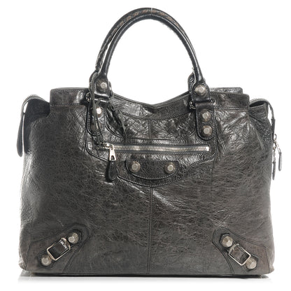 Balenciaga Chevre Giant 21 Silver Hardware RTT Anthracite 1 of 9