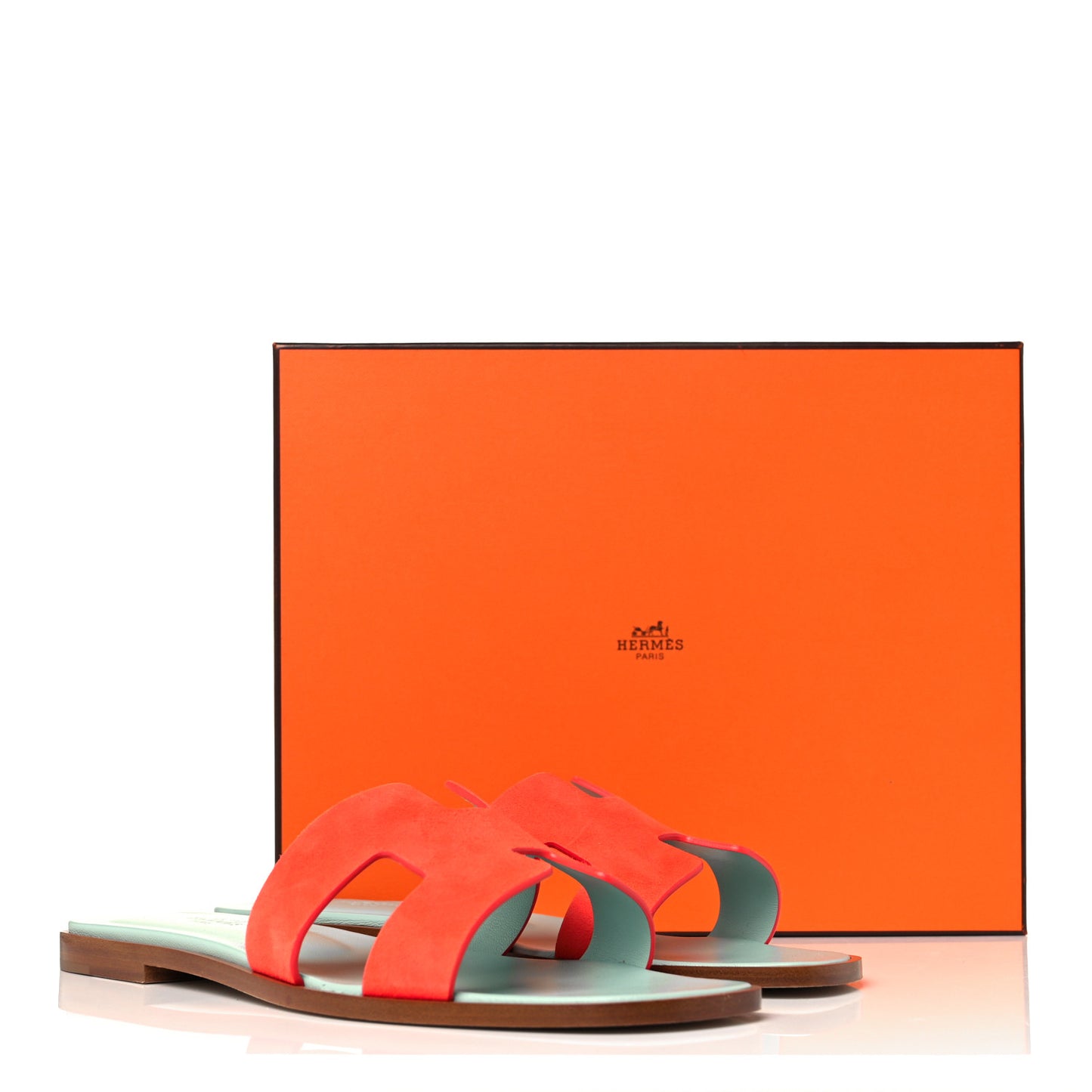 Suede Goatskin Oran Sandals 39.5 Rose Sorbet