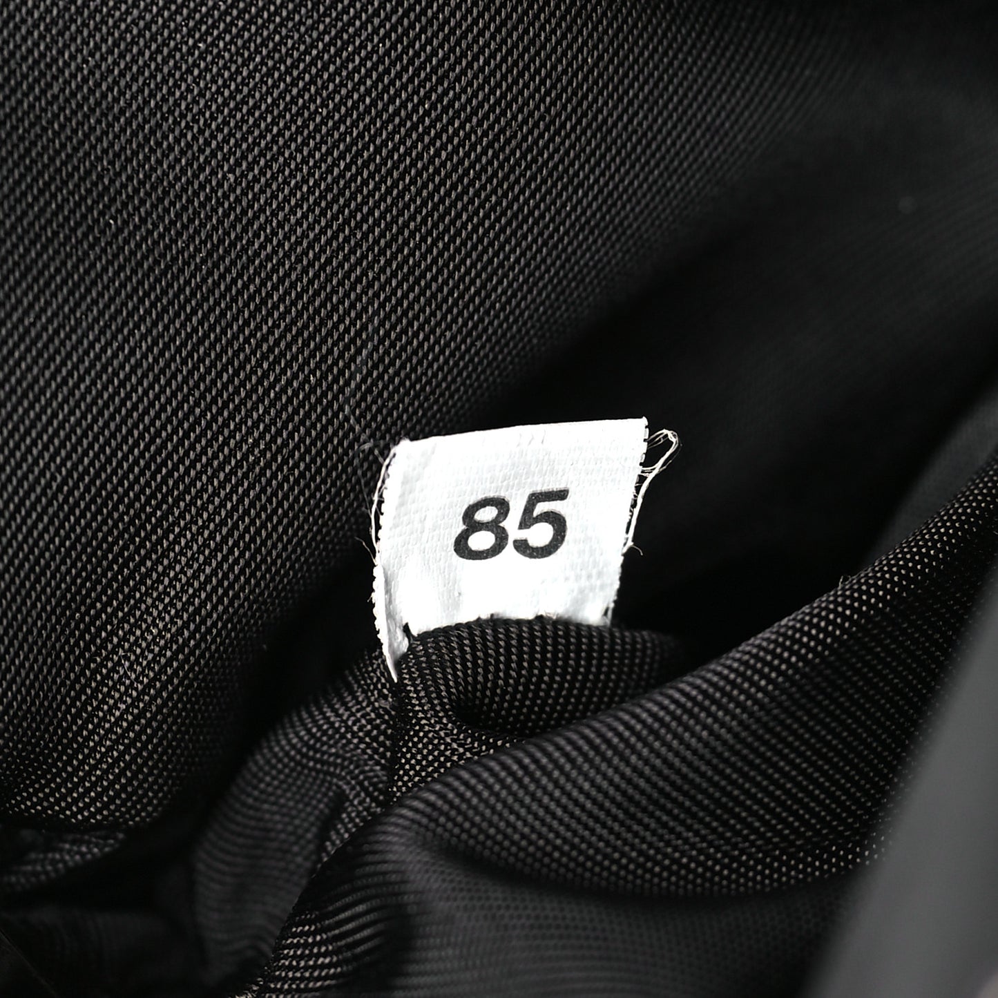 Tessuto Nylon Pocket Mini Bag Black