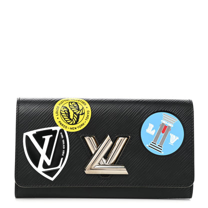 Louis Vuitton Epi World Tour Twist Wallet Black 1 of 7