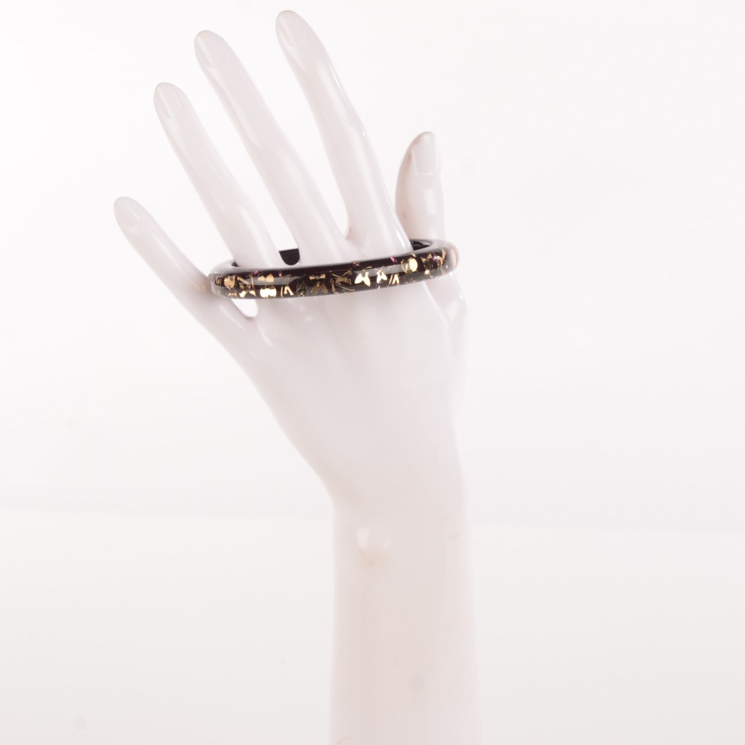 Louis Vuitton Resin Swarovski PM Inclusion Bracelet M Amarante 2 of 3