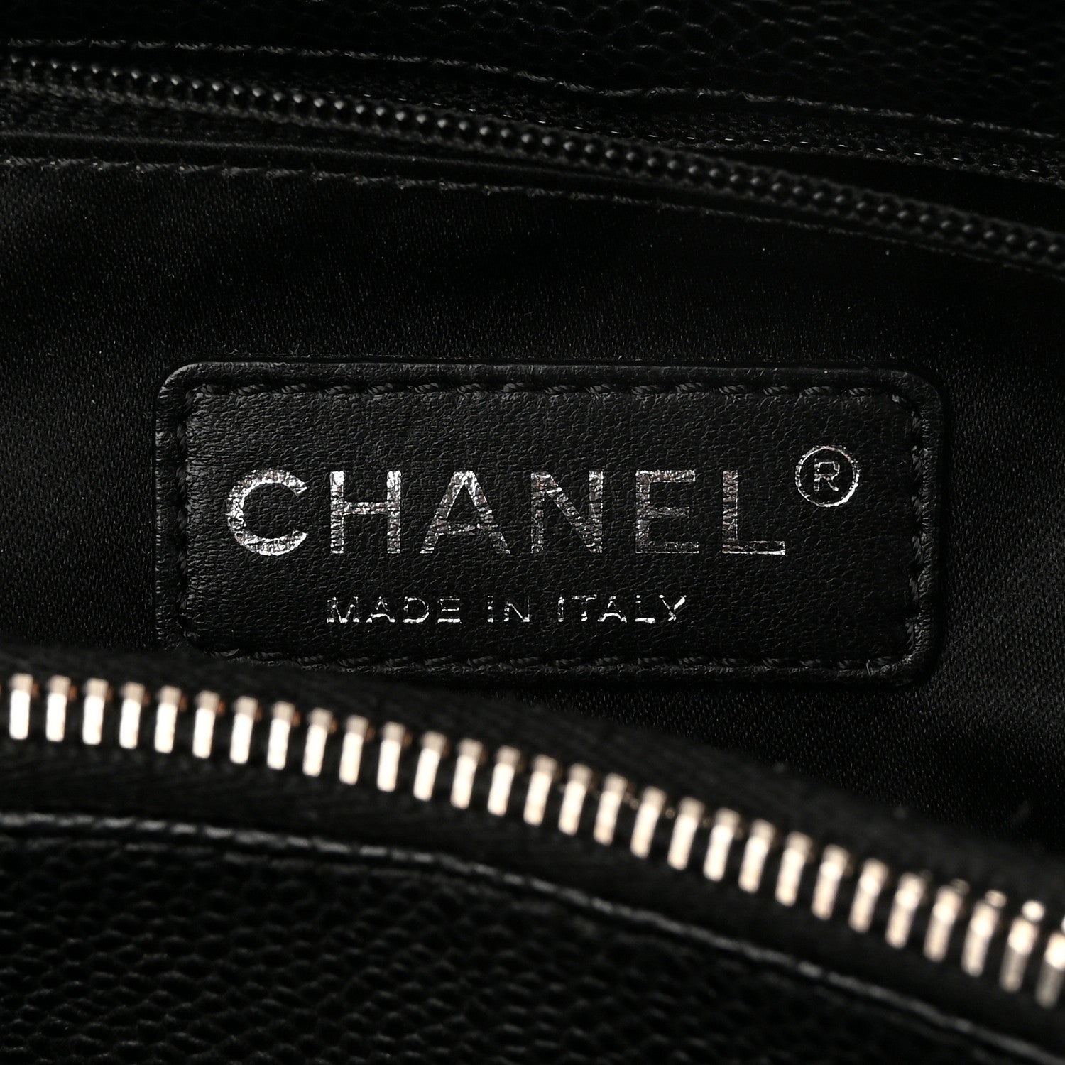 Chanel Caviar Quilted Grand Shopping Tote GST Black 6 of 13