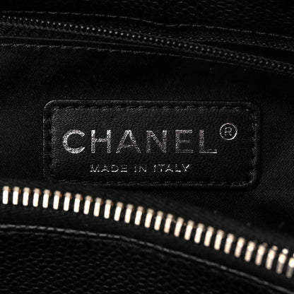 Chanel Caviar Quilted Grand Shopping Tote GST Black 6 of 13