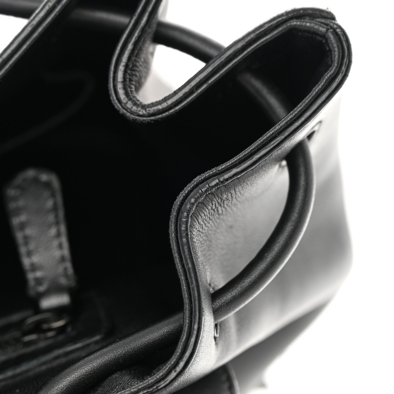 Bulgari X NICHOLAS KIRKWOOD Calfskin Studded Serpenti Forever Backpack Black 14 of 26