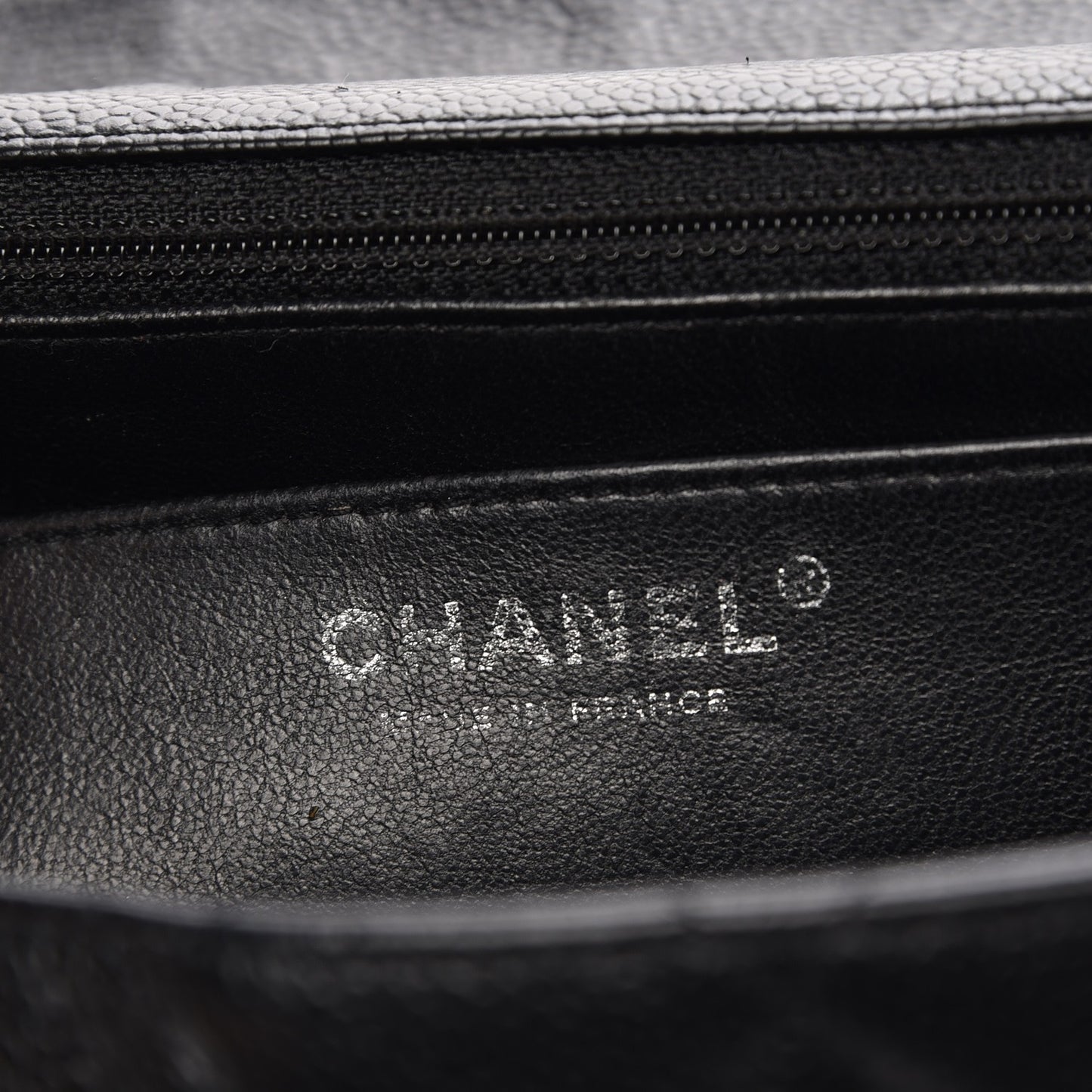 Caviar Quilted Jumbo Single Flap Black
