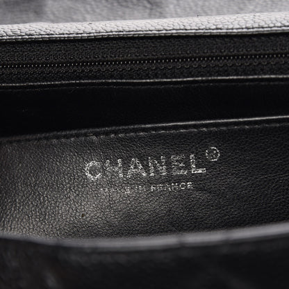 Chanel Caviar Quilted Jumbo Single Flap Black 7 of 11