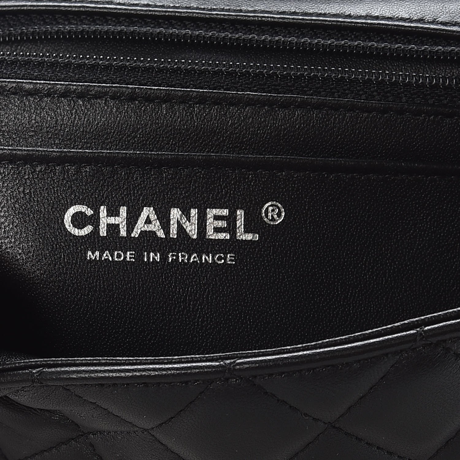 Chanel Lambskin Quilted Mini Rectangular Flap Black 6 of 10