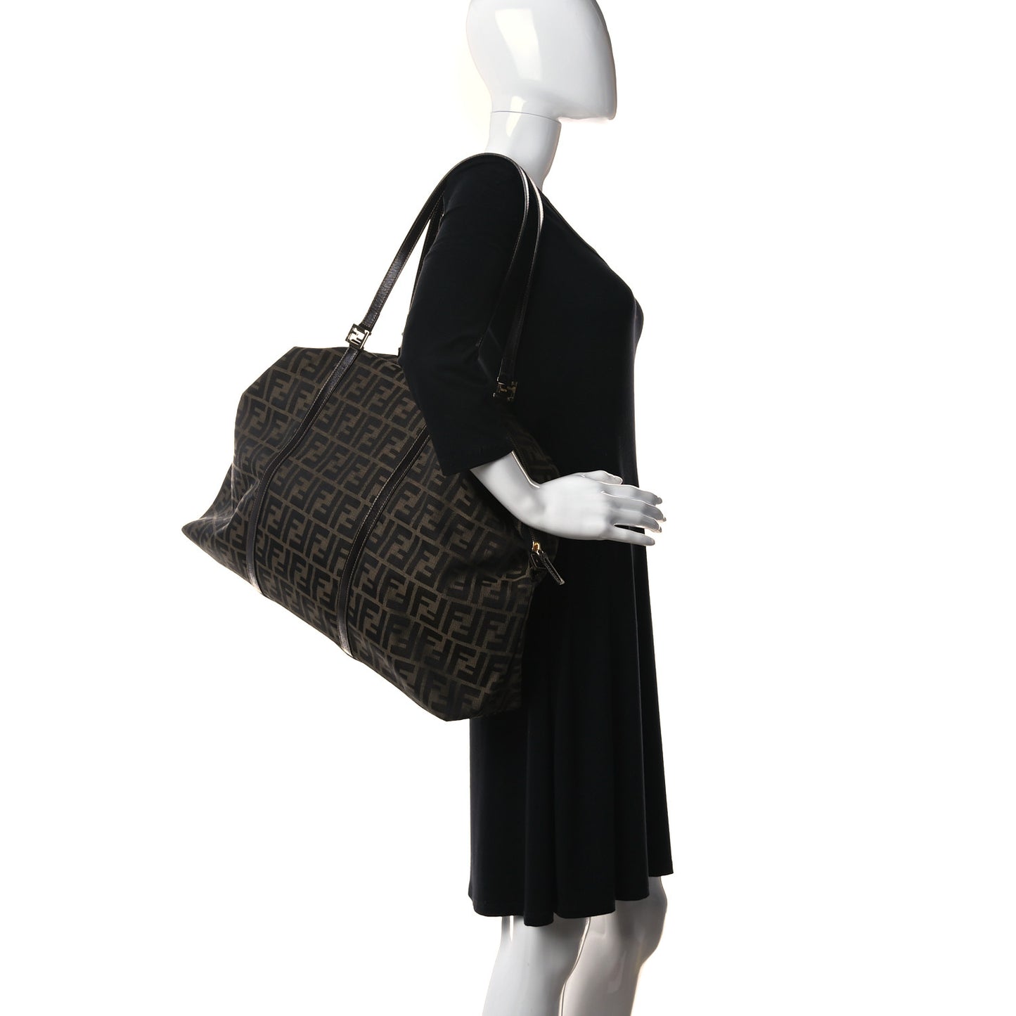 Zucca Large Zip Tote Tobacco