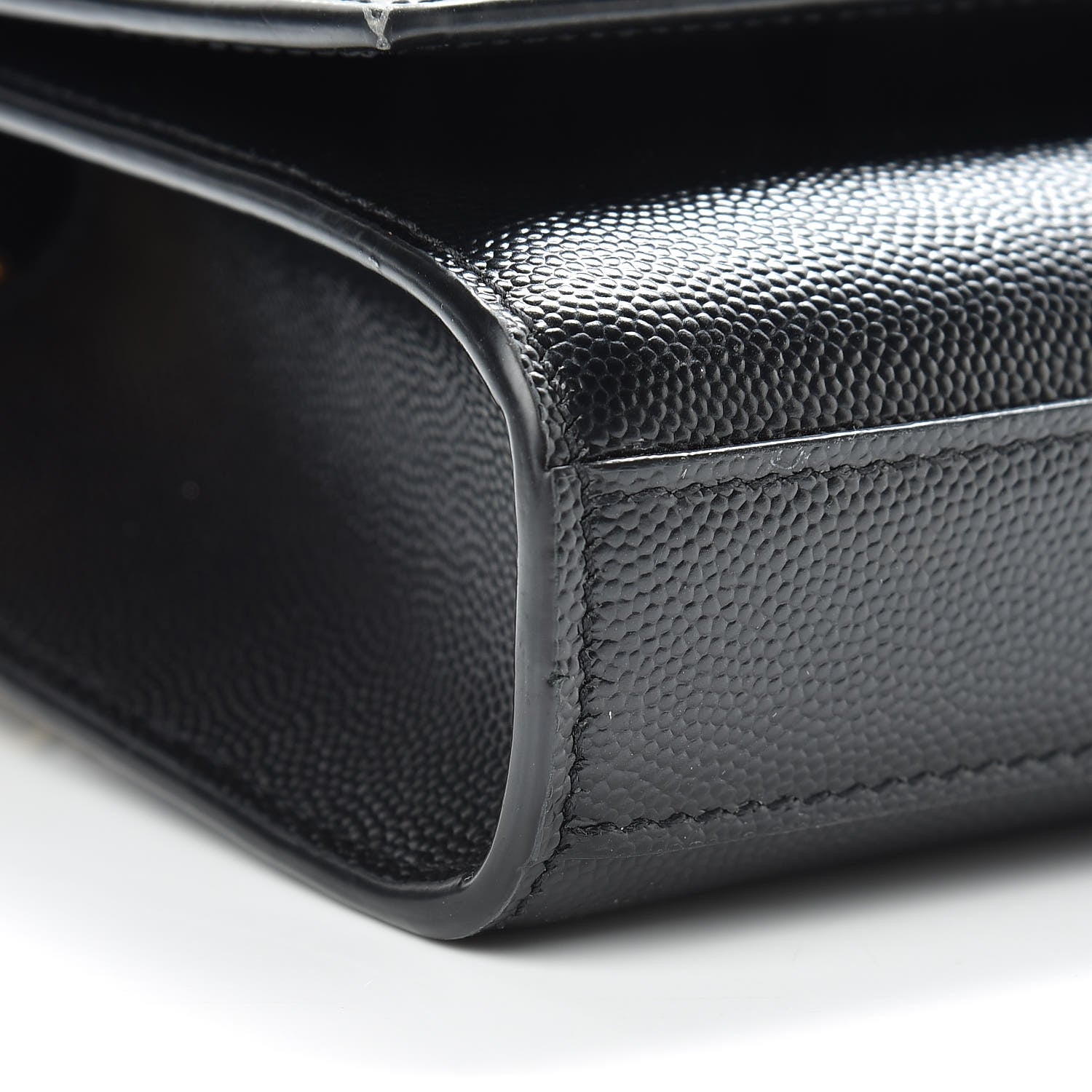 Saint Laurent Grain De Poudre Small Monogram Kate Satchel Black 10 of 11