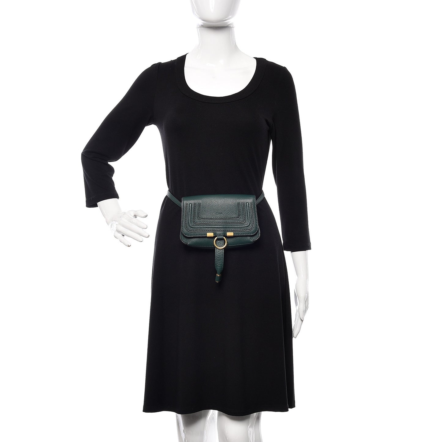 Calfskin Marcie Convertible Belt Bag Rain Forest