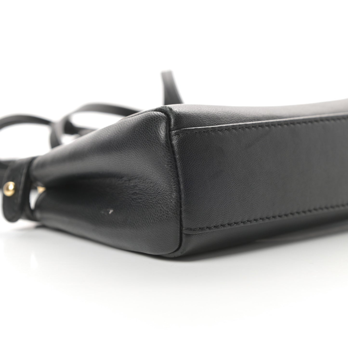 Nappa Micro Peekaboo Iconic Satchel Black