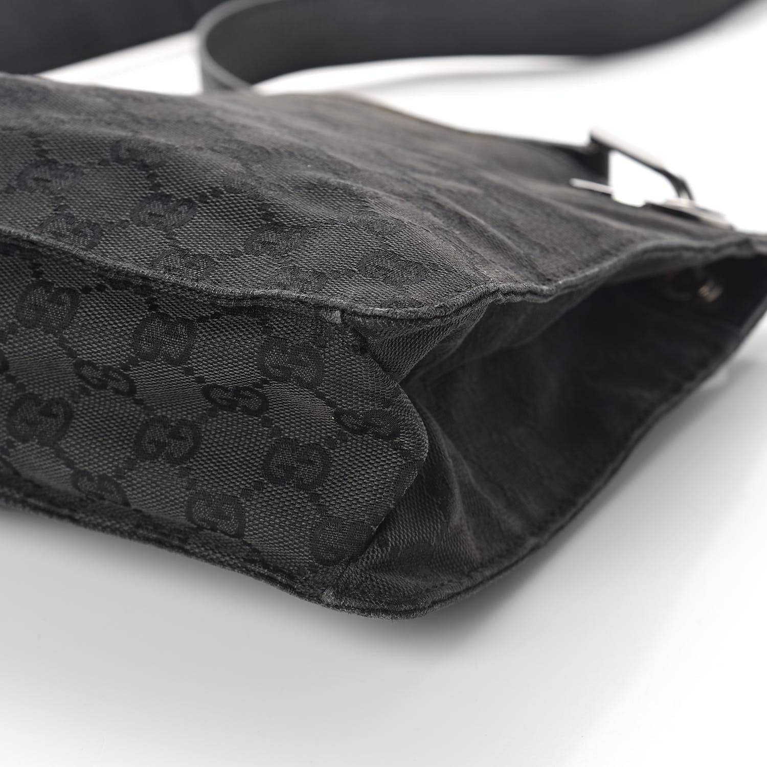 Gucci Monogram Eclipse Messenger Bag Black 8 of 8