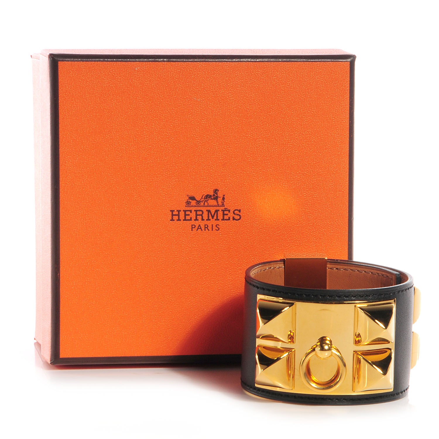 Hermes Chamonix Collier de Chien CDC Bracelet Black Small 8 of 8