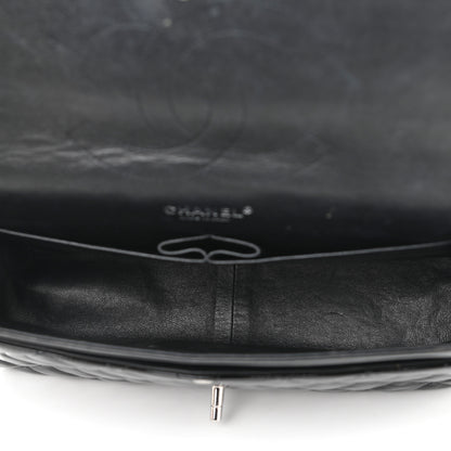 Chanel Patent Quilted Jumbo Double Flap Black 6 of 13