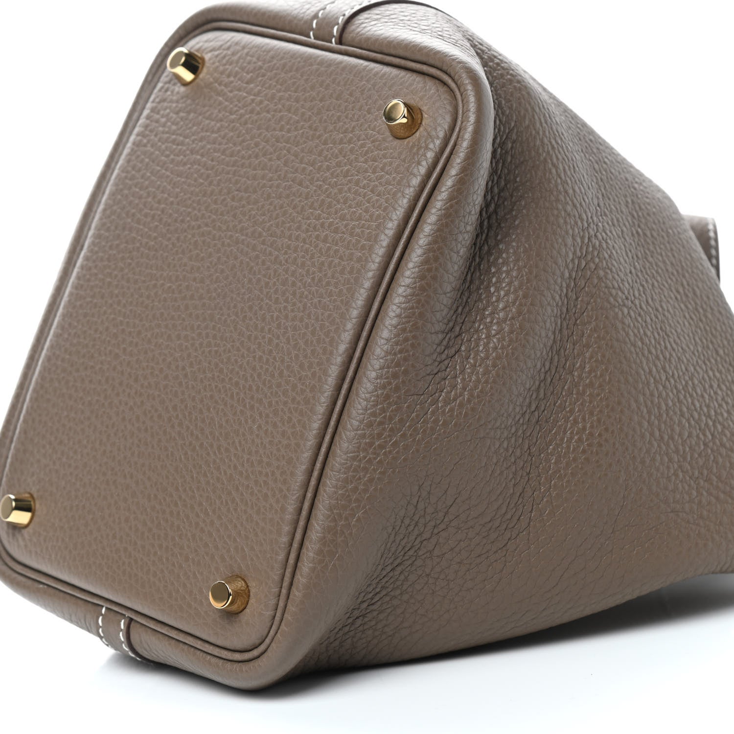 Hermes Taurillon Clemence Picotin Lock 18 PM Etoupe 8 of 8