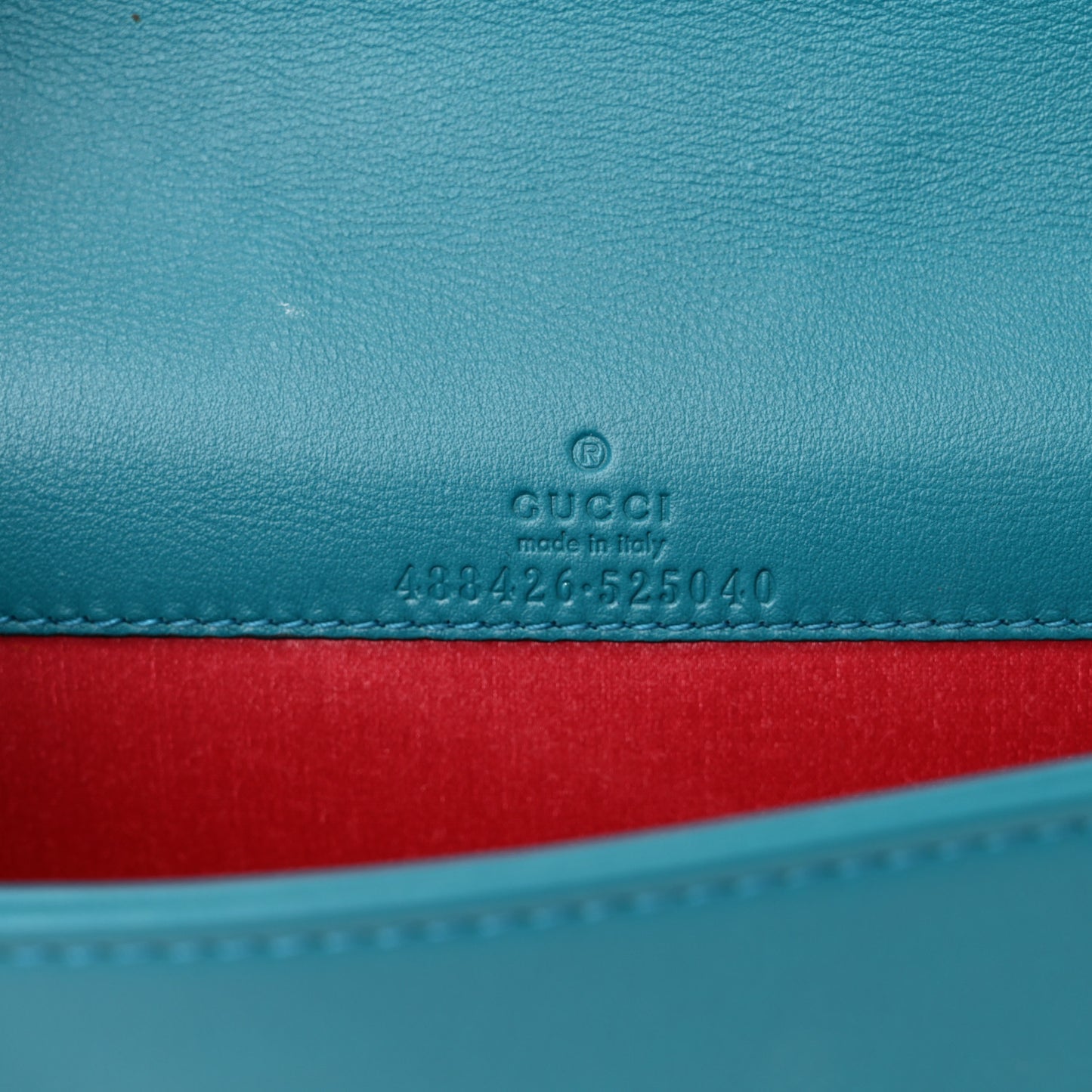 Velvet Matelasse GG Marmont Mini Bag Pavone Cyan