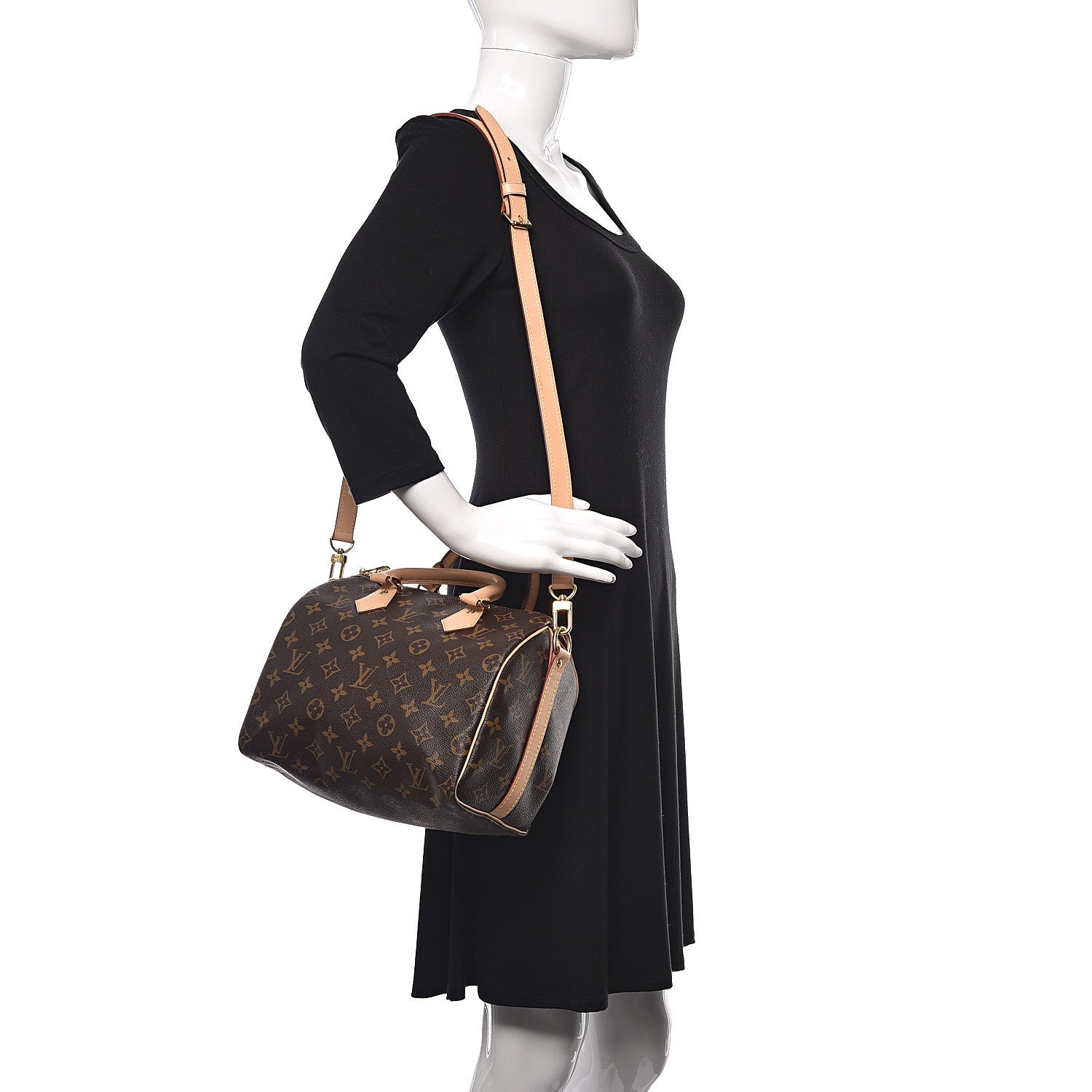 Louis Vuitton Monogram Speedy Bandouliere 25 2 of 11