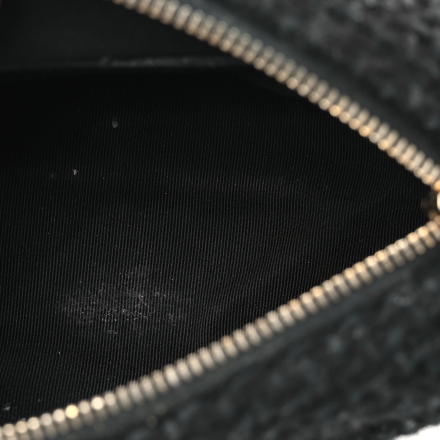 Chanel Metallic Lambskin Small Sea Through Flap Gold Black 7 of 18