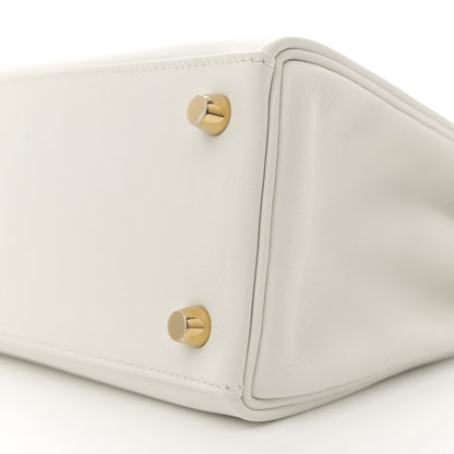 Hermes Swift Kelly Retourne 25 White 10 of 13