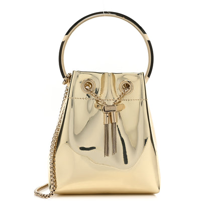 Jimmy Choo Metallic Patent Bon Bon Bag Gold 1 of 8