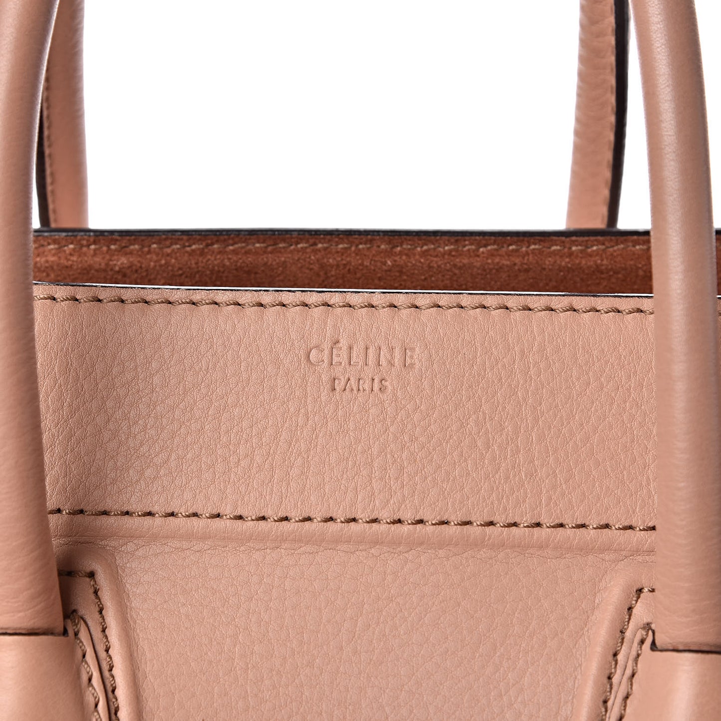 Supple Calfskin Medium Phantom Luggage Flesh
