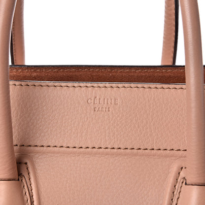 Celine Supple Calfskin Medium Phantom Luggage Flesh 6 of 17