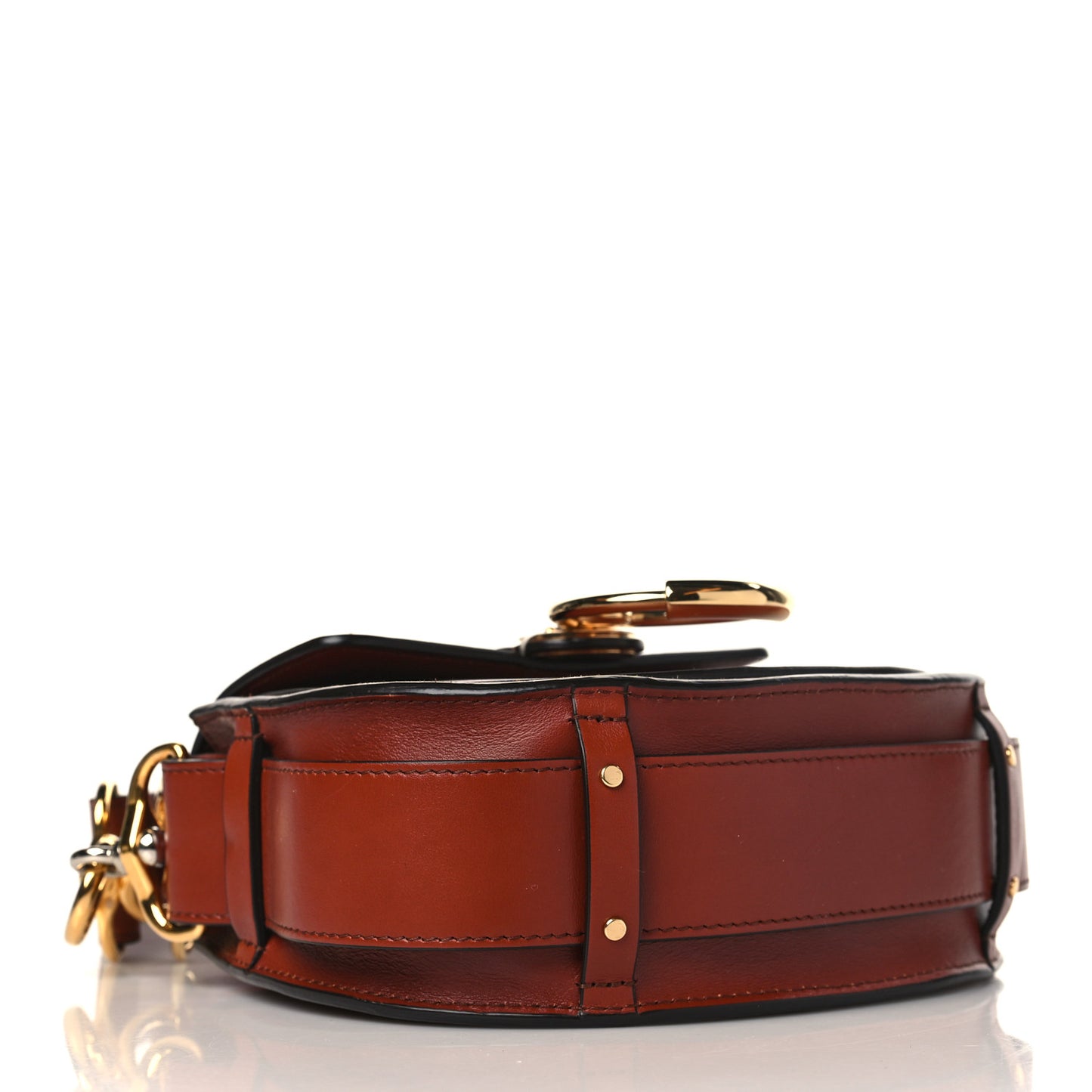 Calfskin Small Tess Bag Sepia Brown