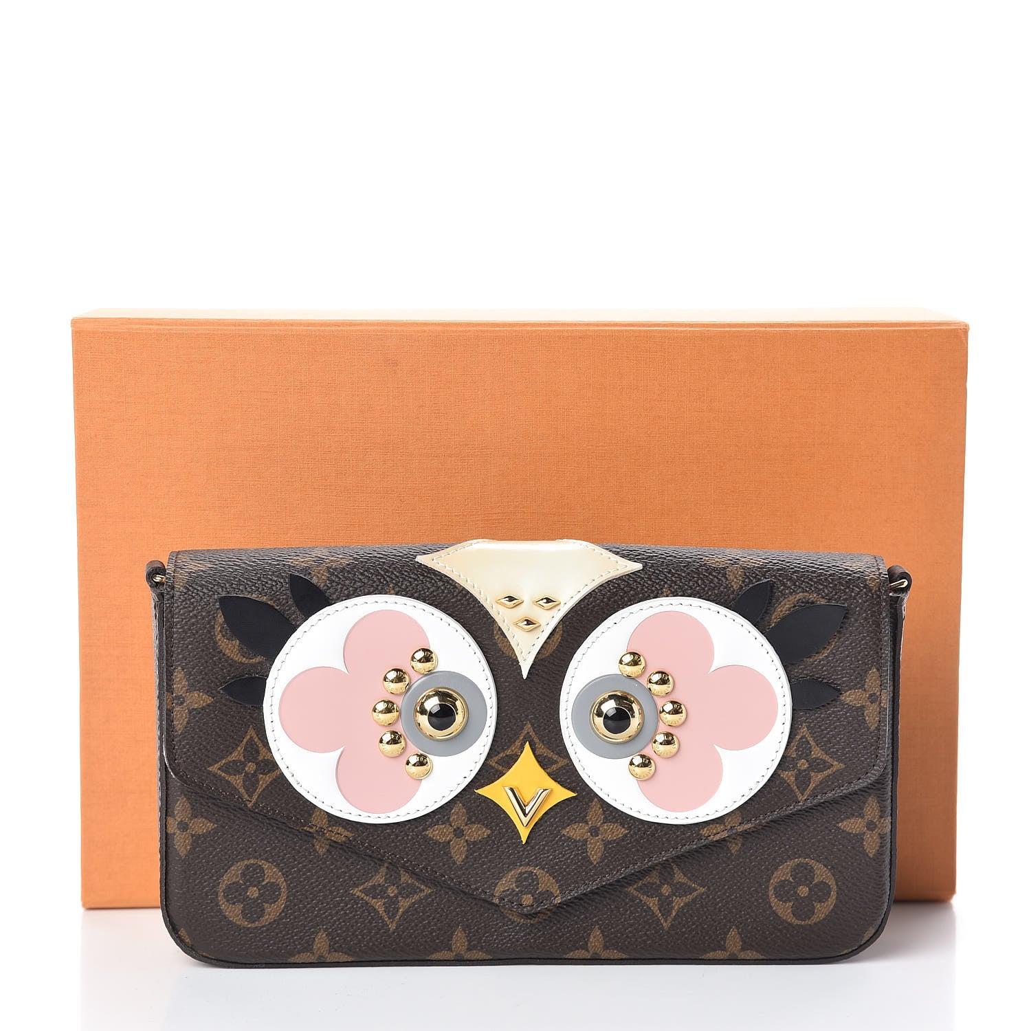 Louis Vuitton Monogram Lovely Birds Pochette Felicie Chain Wallet 11 of 11