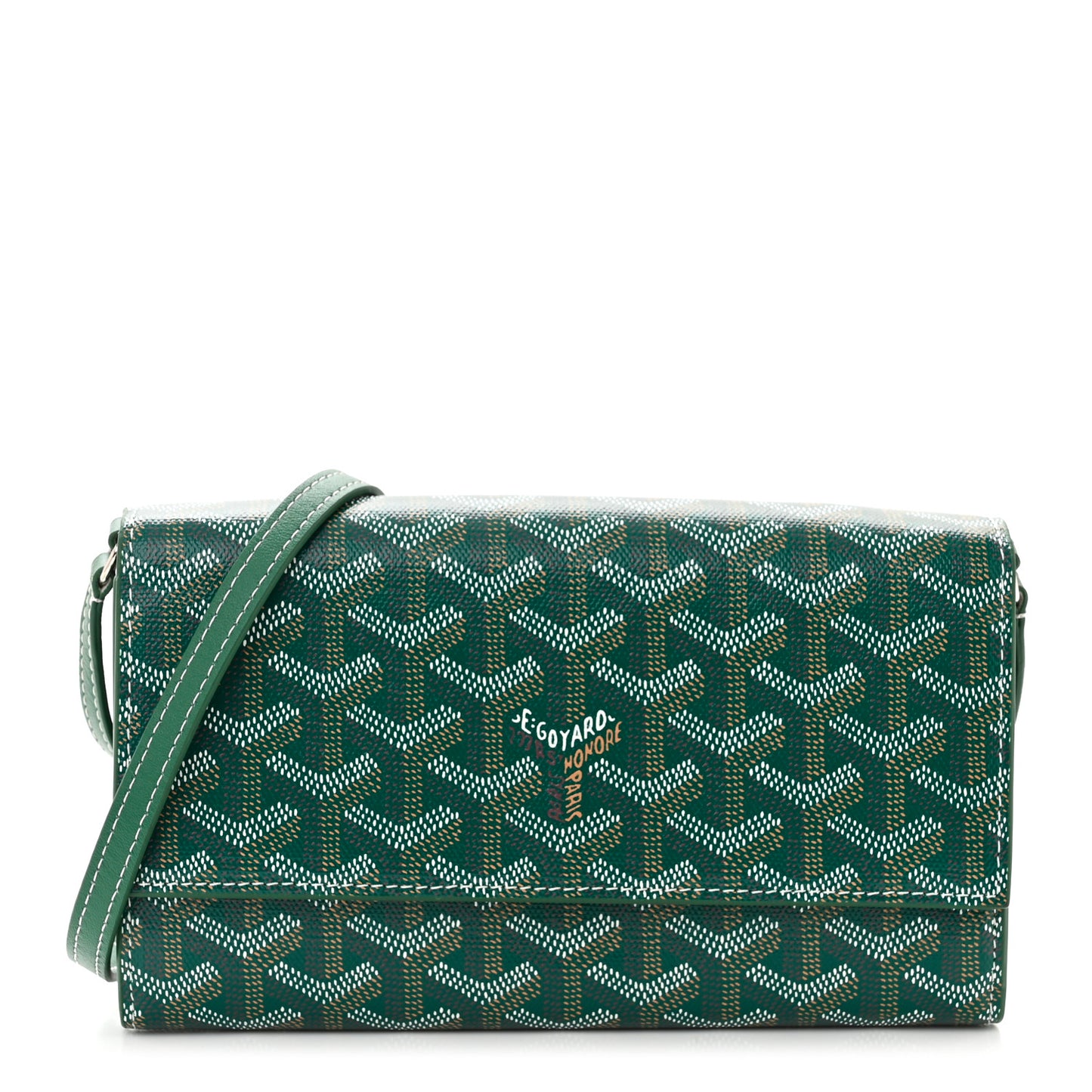Goyardine Varenne Continental Wallet Green