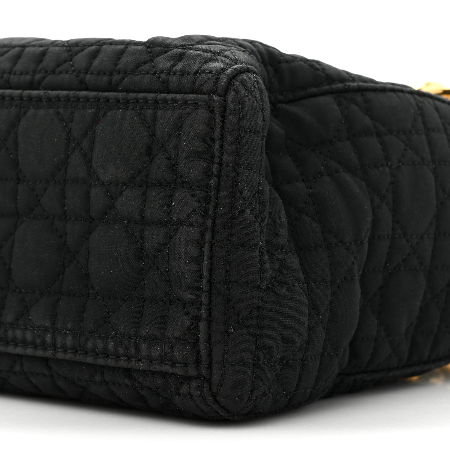 Christian Dior Nylon Cannage Mini Lady Dior Black 8 of 18