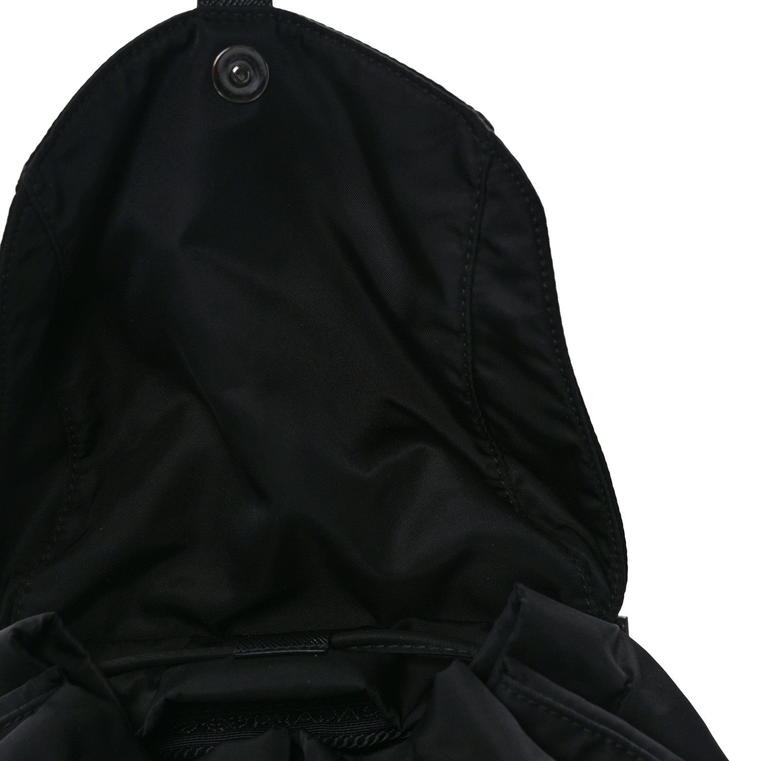 Prada Re-Nylon Saffiano Medium Backpack Black 12 of 12