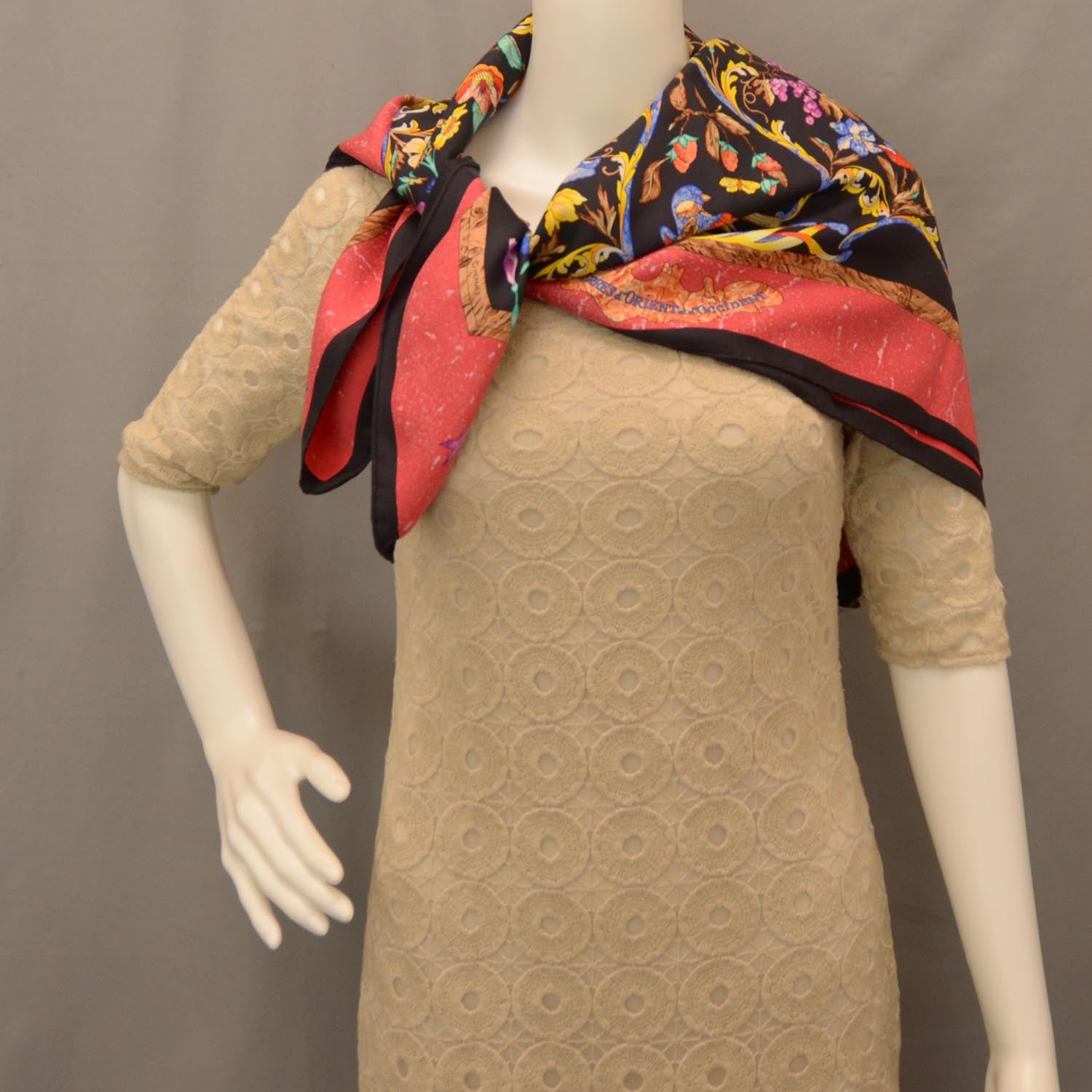 Hermes Silk Pierres D Orient Et D Occident Scarf 90 3 of 8