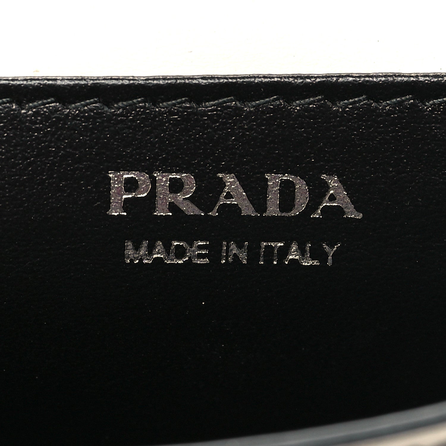 Prada City Calfskin Micro Sidonie Belt Bag 85 34 White Black 4 of 8