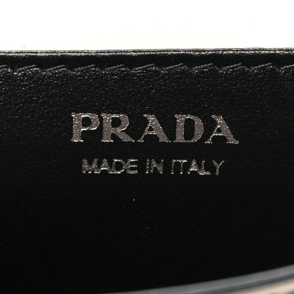 Prada City Calfskin Micro Sidonie Belt Bag 85 34 White Black 4 of 8