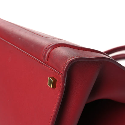 Celine Baby Grained Calfskin Medium Phantom Luggage Carmin 9 of 20