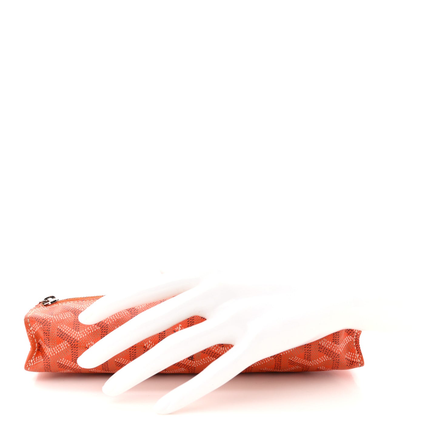 Goyardine Trousse Pencil Pouch Orange