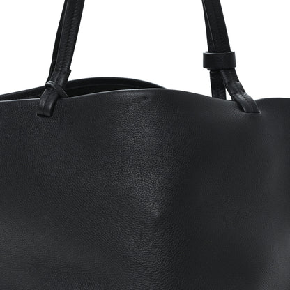 The Row Grained Calfskin Park Tote Three Black 8 of 10